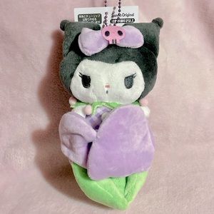 Sanrio Kuromi Spring Series Tulip Plush Mascot Keychain